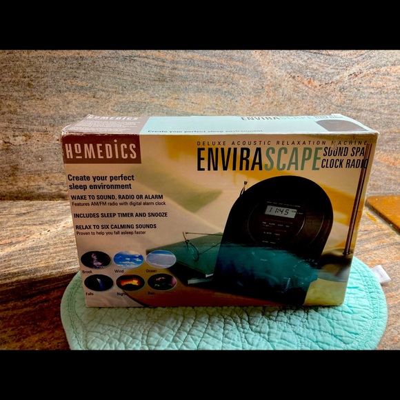Homedics Envirascape Sound Spa and Clock  Radio - Picture 1 of 6